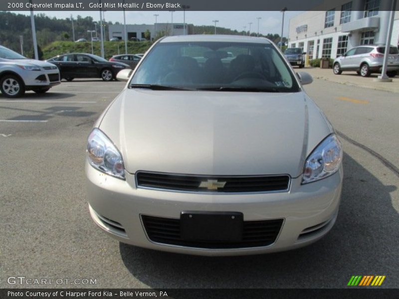 Gold Mist Metallic / Ebony Black 2008 Chevrolet Impala LT