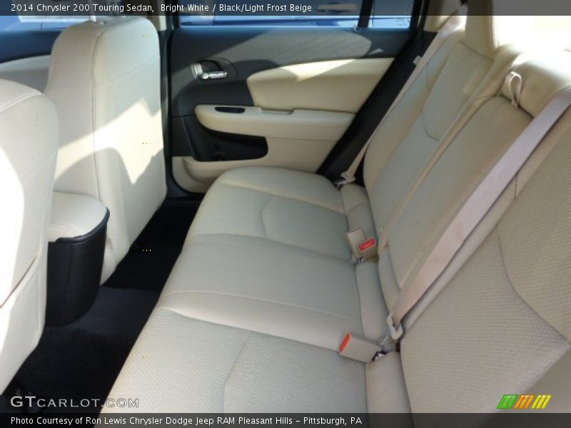 Bright White / Black/Light Frost Beige 2014 Chrysler 200 Touring Sedan