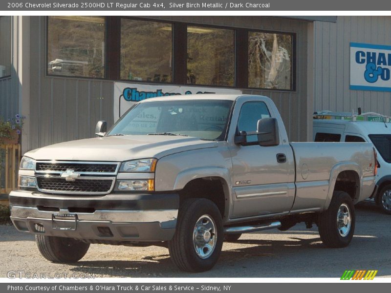 Silver Birch Metallic / Dark Charcoal 2006 Chevrolet Silverado 2500HD LT Regular Cab 4x4
