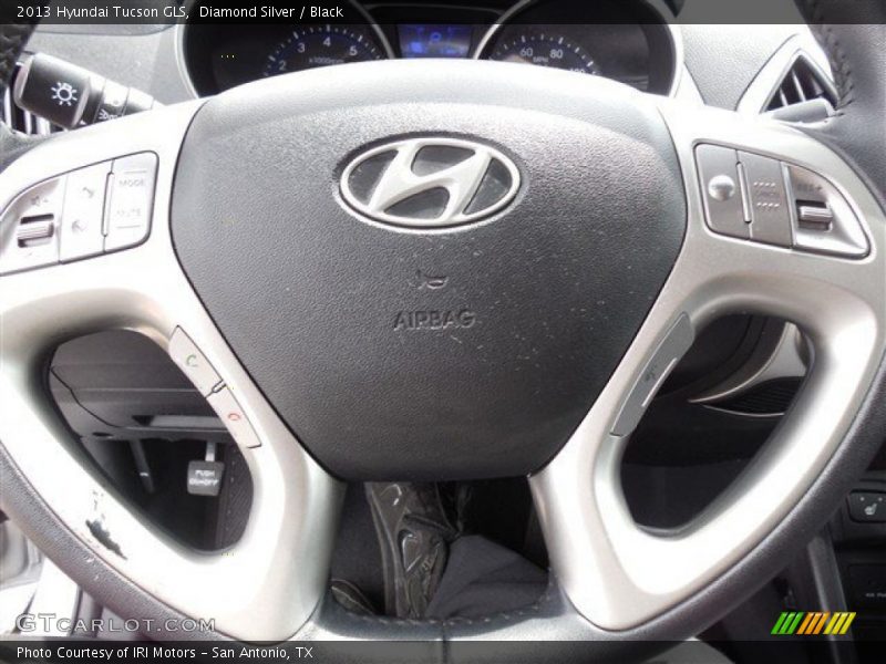 Diamond Silver / Black 2013 Hyundai Tucson GLS