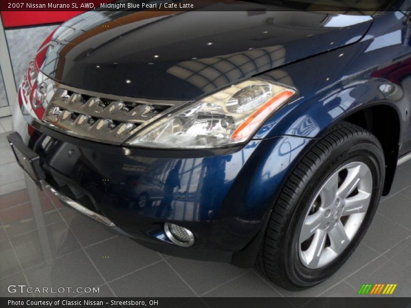 Midnight Blue Pearl / Cafe Latte 2007 Nissan Murano SL AWD