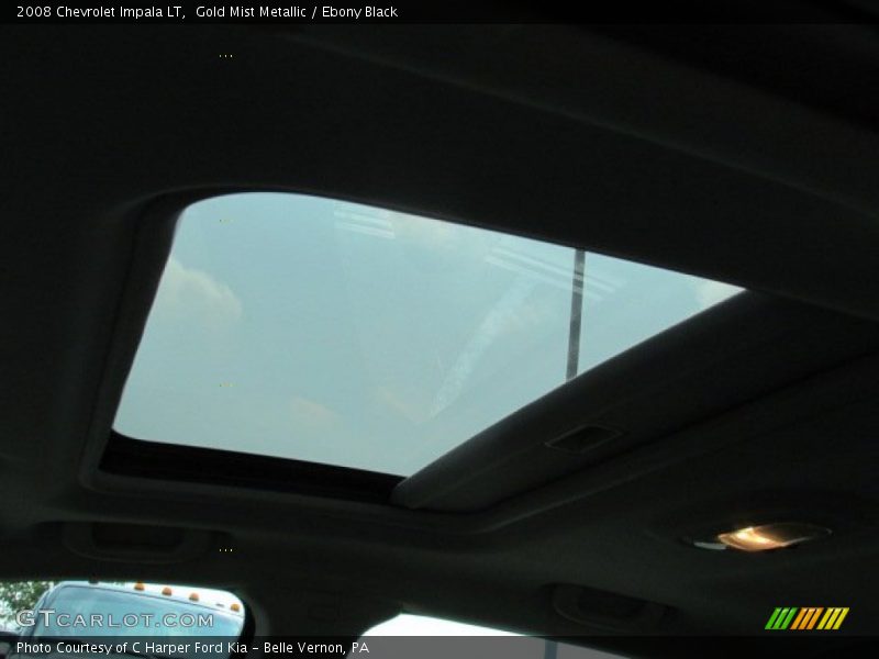 Gold Mist Metallic / Ebony Black 2008 Chevrolet Impala LT