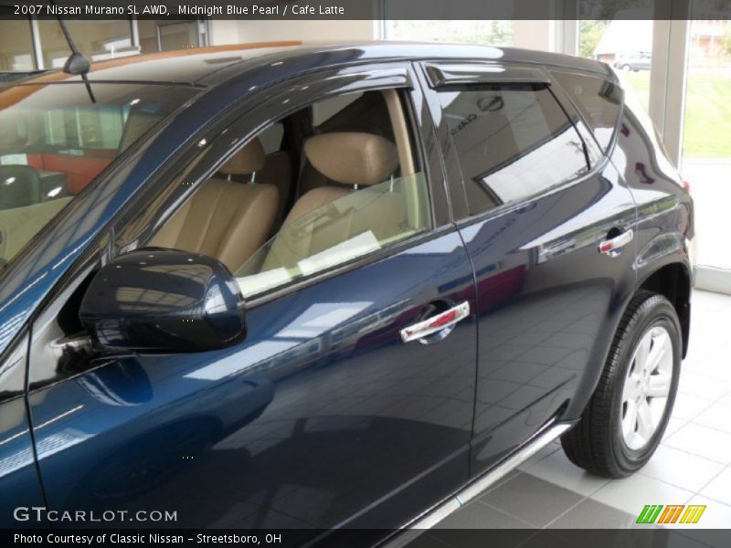 Midnight Blue Pearl / Cafe Latte 2007 Nissan Murano SL AWD