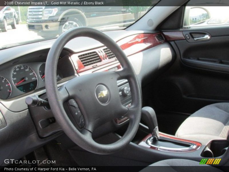Gold Mist Metallic / Ebony Black 2008 Chevrolet Impala LT