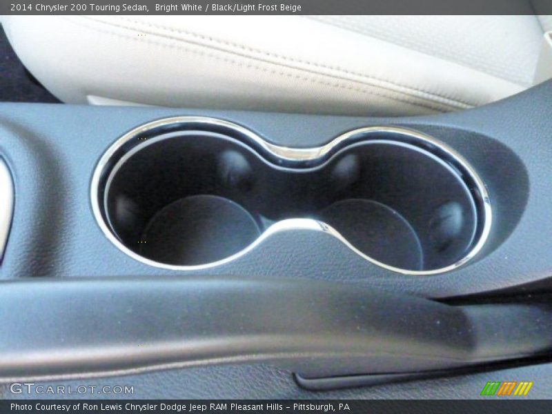 Bright White / Black/Light Frost Beige 2014 Chrysler 200 Touring Sedan