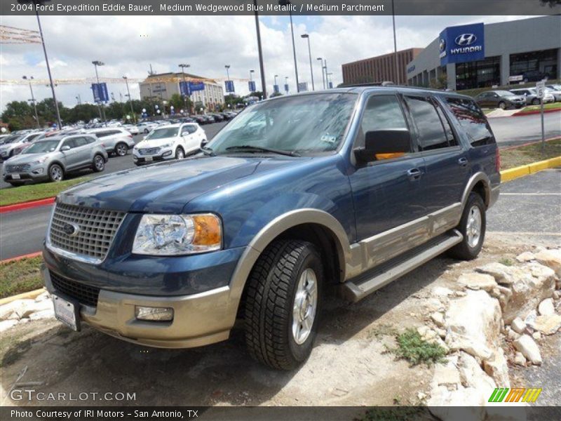 Medium Wedgewood Blue Metallic / Medium Parchment 2004 Ford Expedition Eddie Bauer