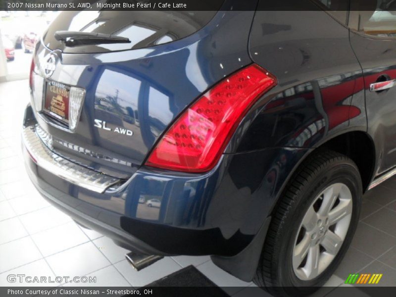 Midnight Blue Pearl / Cafe Latte 2007 Nissan Murano SL AWD