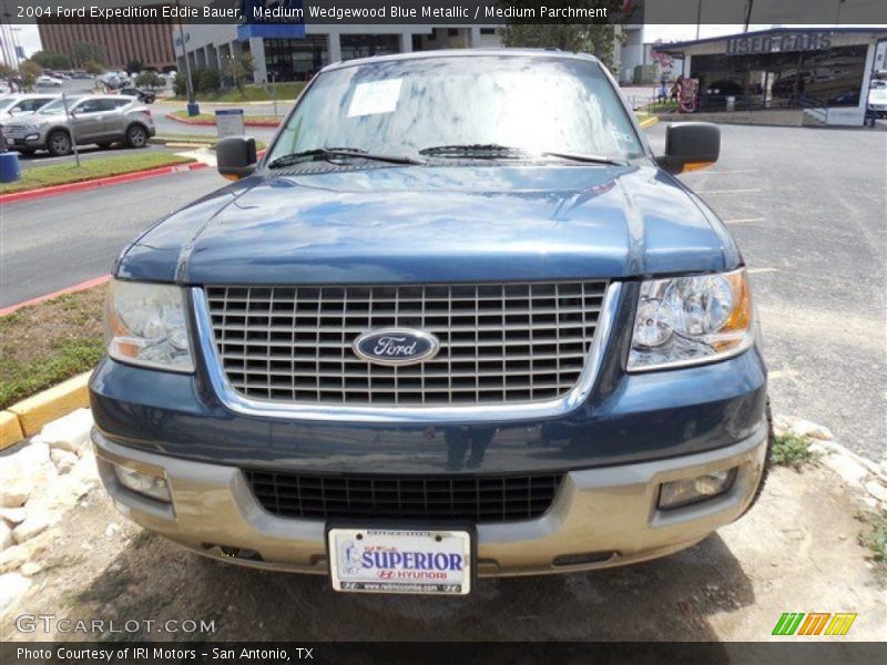 Medium Wedgewood Blue Metallic / Medium Parchment 2004 Ford Expedition Eddie Bauer