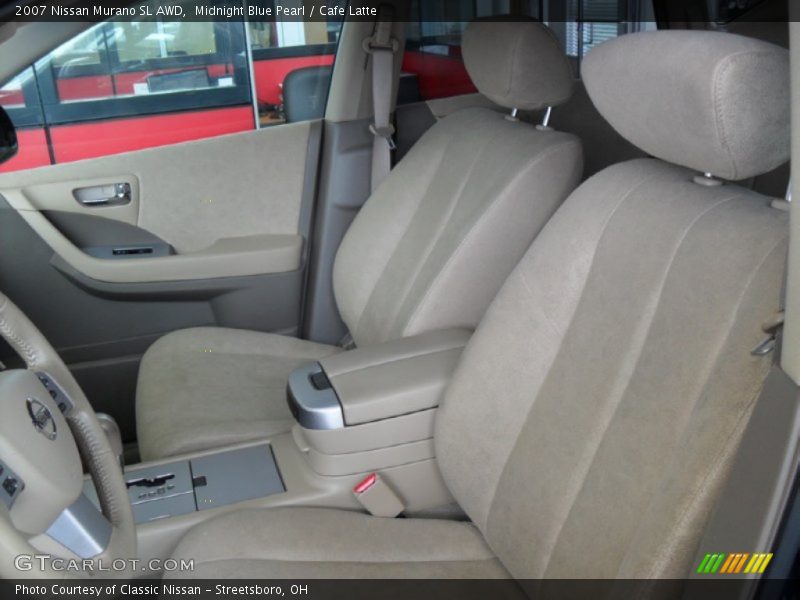 Midnight Blue Pearl / Cafe Latte 2007 Nissan Murano SL AWD