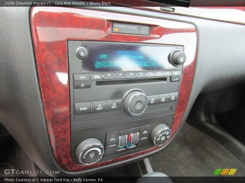 Gold Mist Metallic / Ebony Black 2008 Chevrolet Impala LT