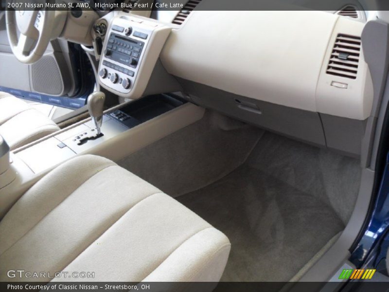 Midnight Blue Pearl / Cafe Latte 2007 Nissan Murano SL AWD