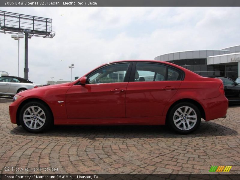 Electric Red / Beige 2006 BMW 3 Series 325i Sedan