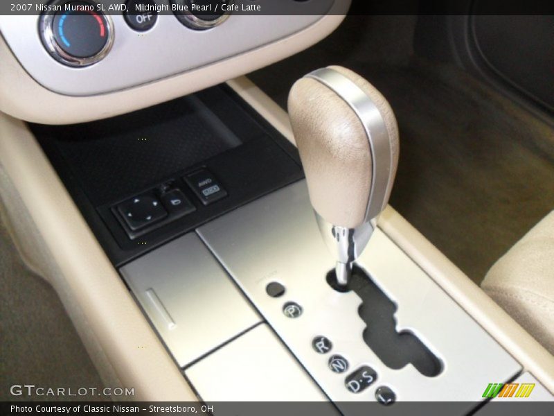 Midnight Blue Pearl / Cafe Latte 2007 Nissan Murano SL AWD