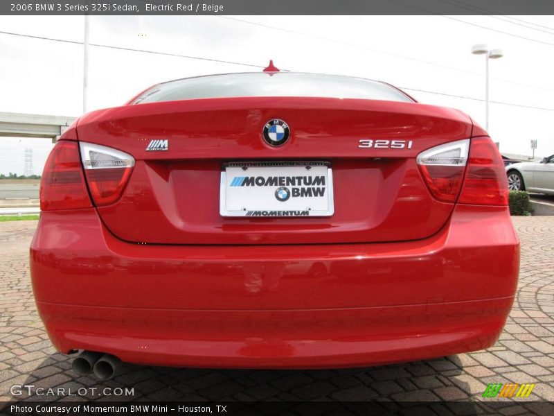 Electric Red / Beige 2006 BMW 3 Series 325i Sedan
