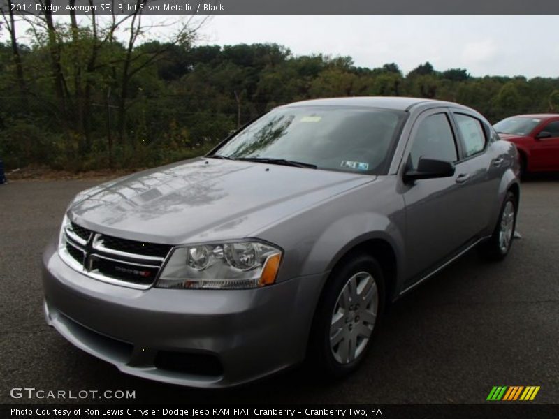 Billet Silver Metallic / Black 2014 Dodge Avenger SE