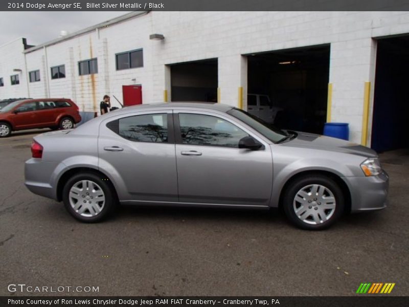 Billet Silver Metallic / Black 2014 Dodge Avenger SE