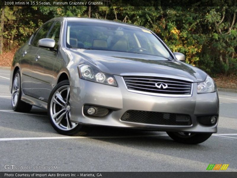 Platinum Graphite / Graphite 2008 Infiniti M 35 S Sedan
