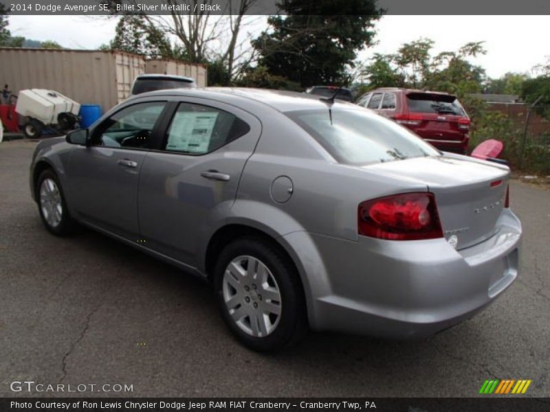 Billet Silver Metallic / Black 2014 Dodge Avenger SE