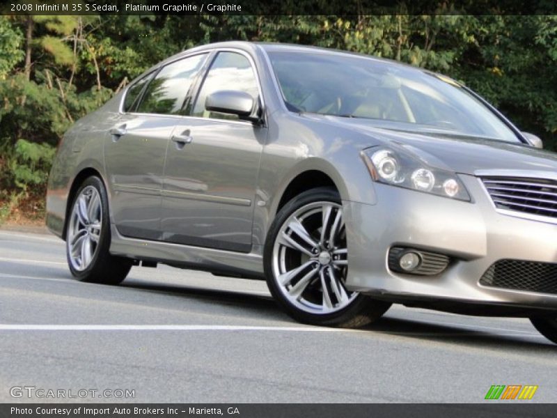 Platinum Graphite / Graphite 2008 Infiniti M 35 S Sedan