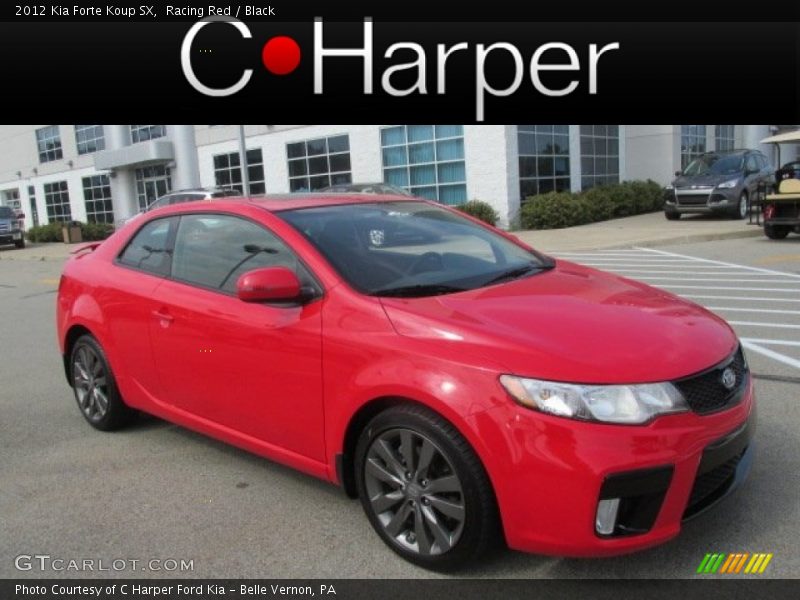 Racing Red / Black 2012 Kia Forte Koup SX