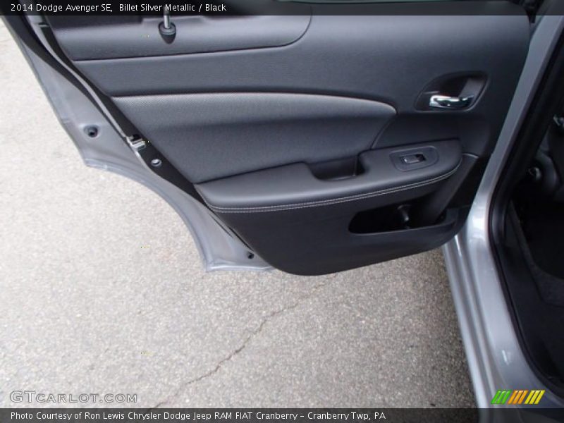 Billet Silver Metallic / Black 2014 Dodge Avenger SE