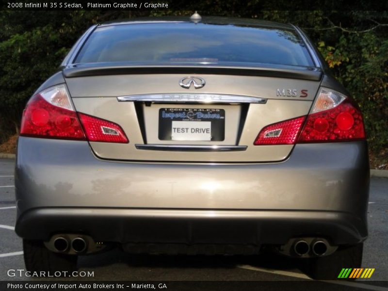 Platinum Graphite / Graphite 2008 Infiniti M 35 S Sedan