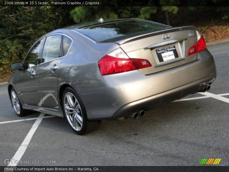 Platinum Graphite / Graphite 2008 Infiniti M 35 S Sedan