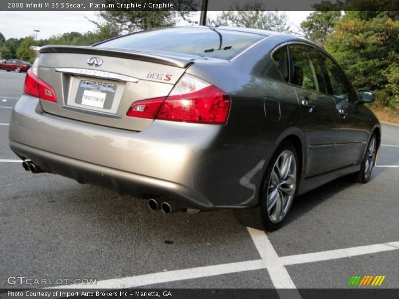 Platinum Graphite / Graphite 2008 Infiniti M 35 S Sedan