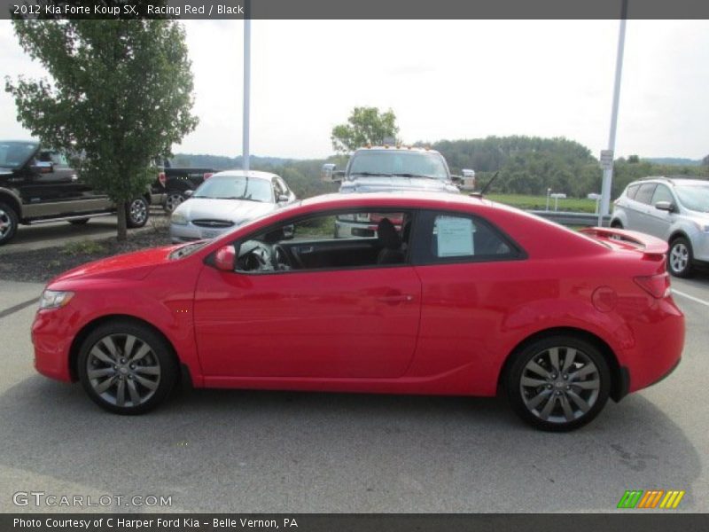 Racing Red / Black 2012 Kia Forte Koup SX