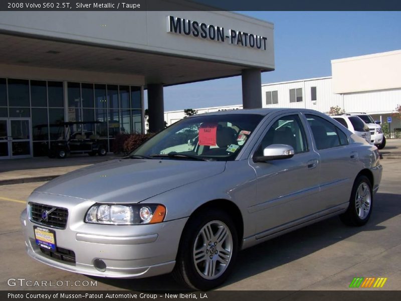 Silver Metallic / Taupe 2008 Volvo S60 2.5T