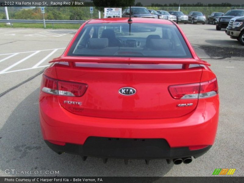 Racing Red / Black 2012 Kia Forte Koup SX