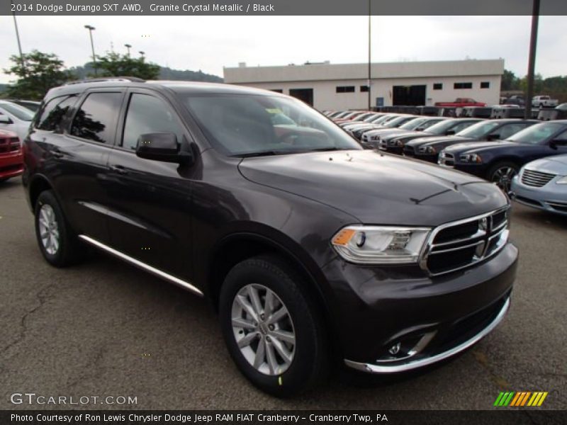 Granite Crystal Metallic / Black 2014 Dodge Durango SXT AWD