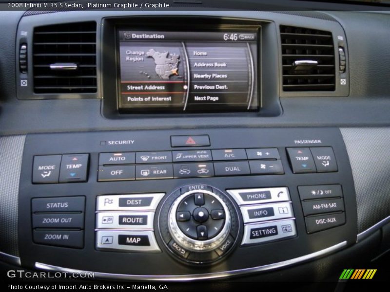 Platinum Graphite / Graphite 2008 Infiniti M 35 S Sedan