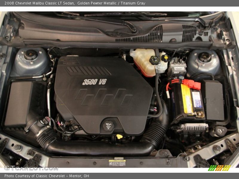 Golden Pewter Metallic / Titanium Gray 2008 Chevrolet Malibu Classic LT Sedan