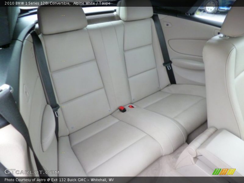 Alpine White / Taupe 2010 BMW 1 Series 128i Convertible