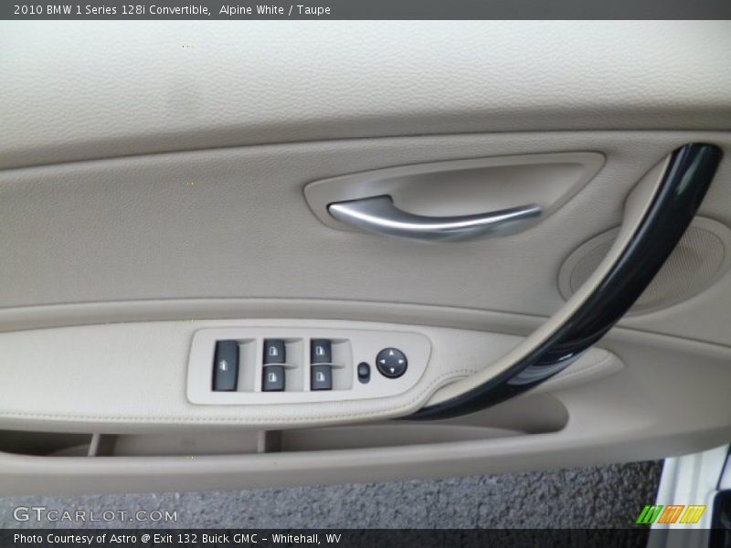 Alpine White / Taupe 2010 BMW 1 Series 128i Convertible