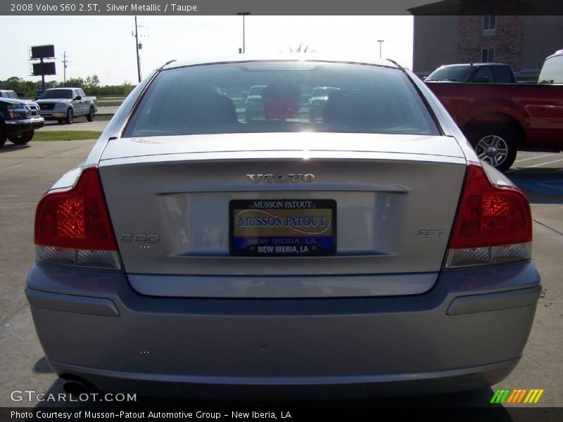 Silver Metallic / Taupe 2008 Volvo S60 2.5T