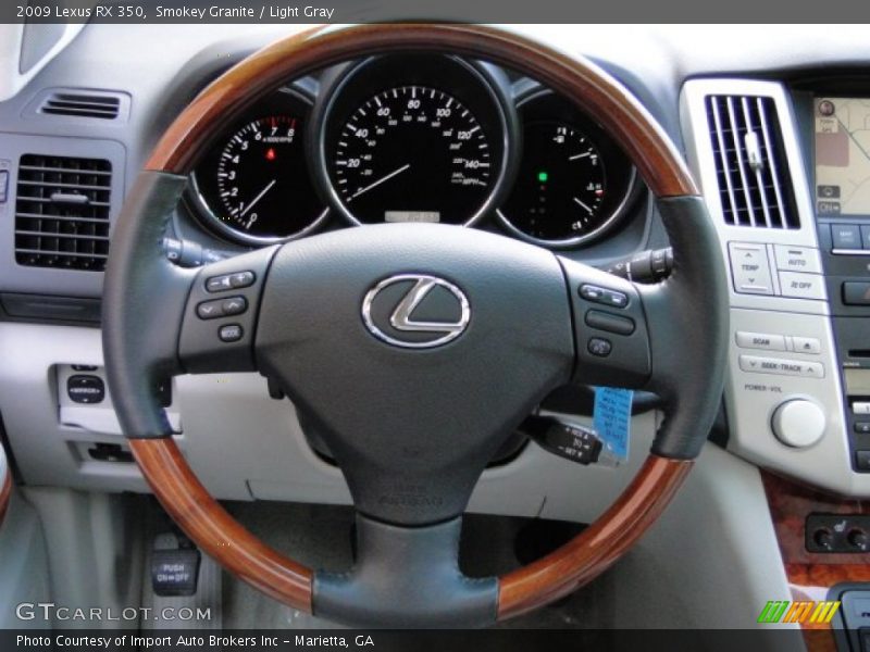 Smokey Granite / Light Gray 2009 Lexus RX 350