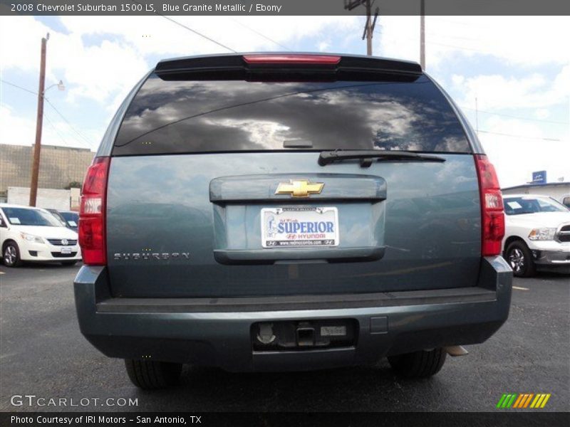 Blue Granite Metallic / Ebony 2008 Chevrolet Suburban 1500 LS
