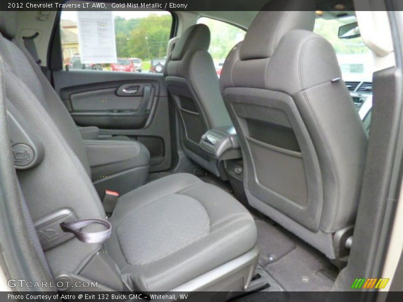 Gold Mist Metallic / Ebony 2012 Chevrolet Traverse LT AWD