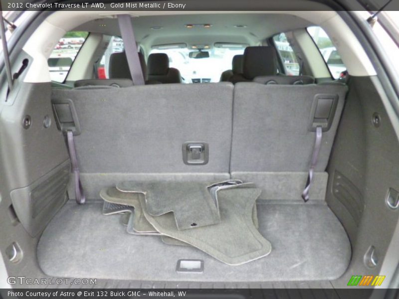 Gold Mist Metallic / Ebony 2012 Chevrolet Traverse LT AWD