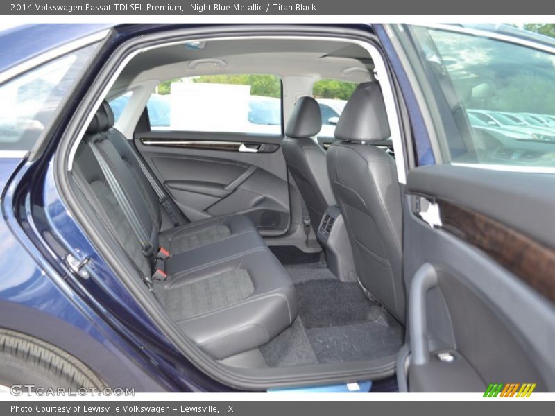Rear Seat of 2014 Passat TDI SEL Premium