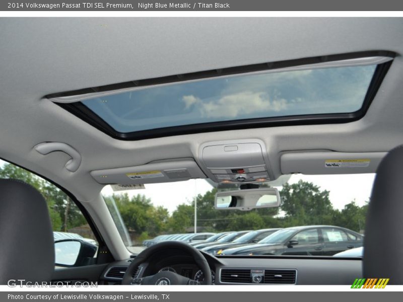 Night Blue Metallic / Titan Black 2014 Volkswagen Passat TDI SEL Premium