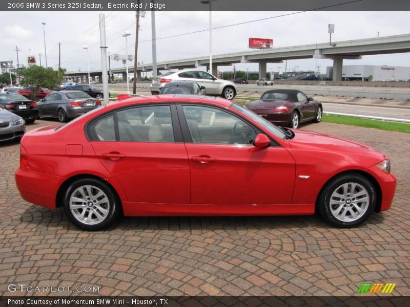 Electric Red / Beige 2006 BMW 3 Series 325i Sedan