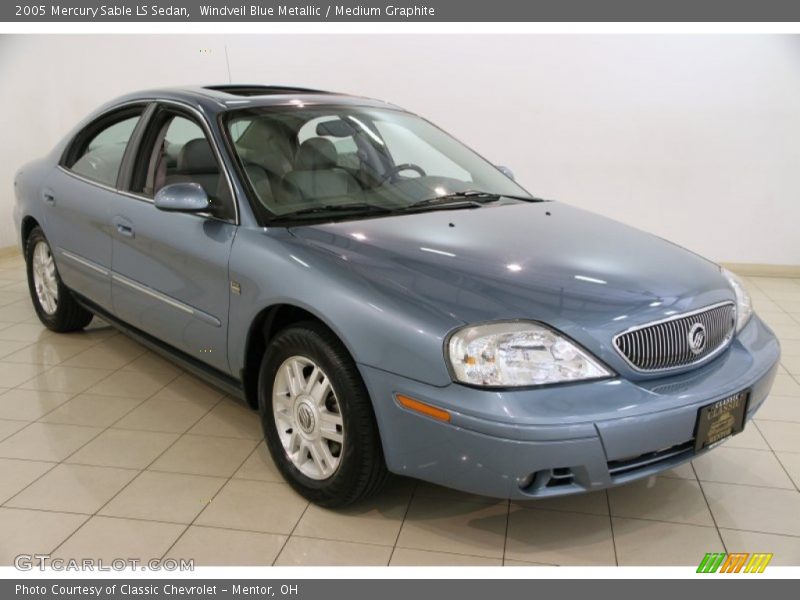 Windveil Blue Metallic / Medium Graphite 2005 Mercury Sable LS Sedan