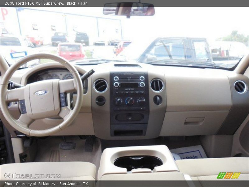 Black / Tan 2008 Ford F150 XLT SuperCrew