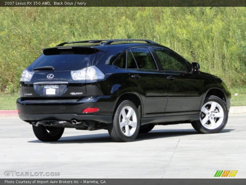 Black Onyx / Ivory 2007 Lexus RX 350 AWD