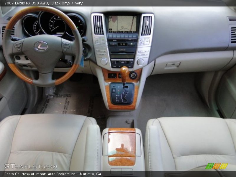 Black Onyx / Ivory 2007 Lexus RX 350 AWD