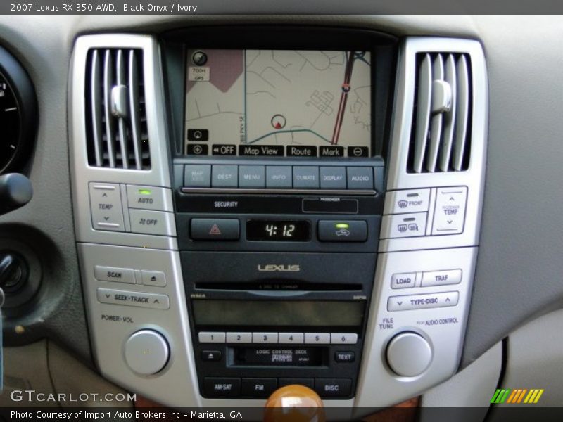 Black Onyx / Ivory 2007 Lexus RX 350 AWD