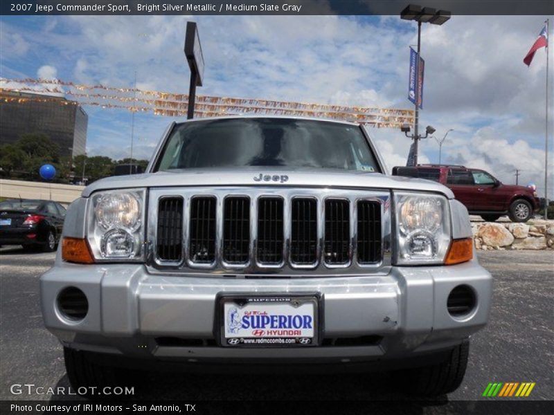 Bright Silver Metallic / Medium Slate Gray 2007 Jeep Commander Sport